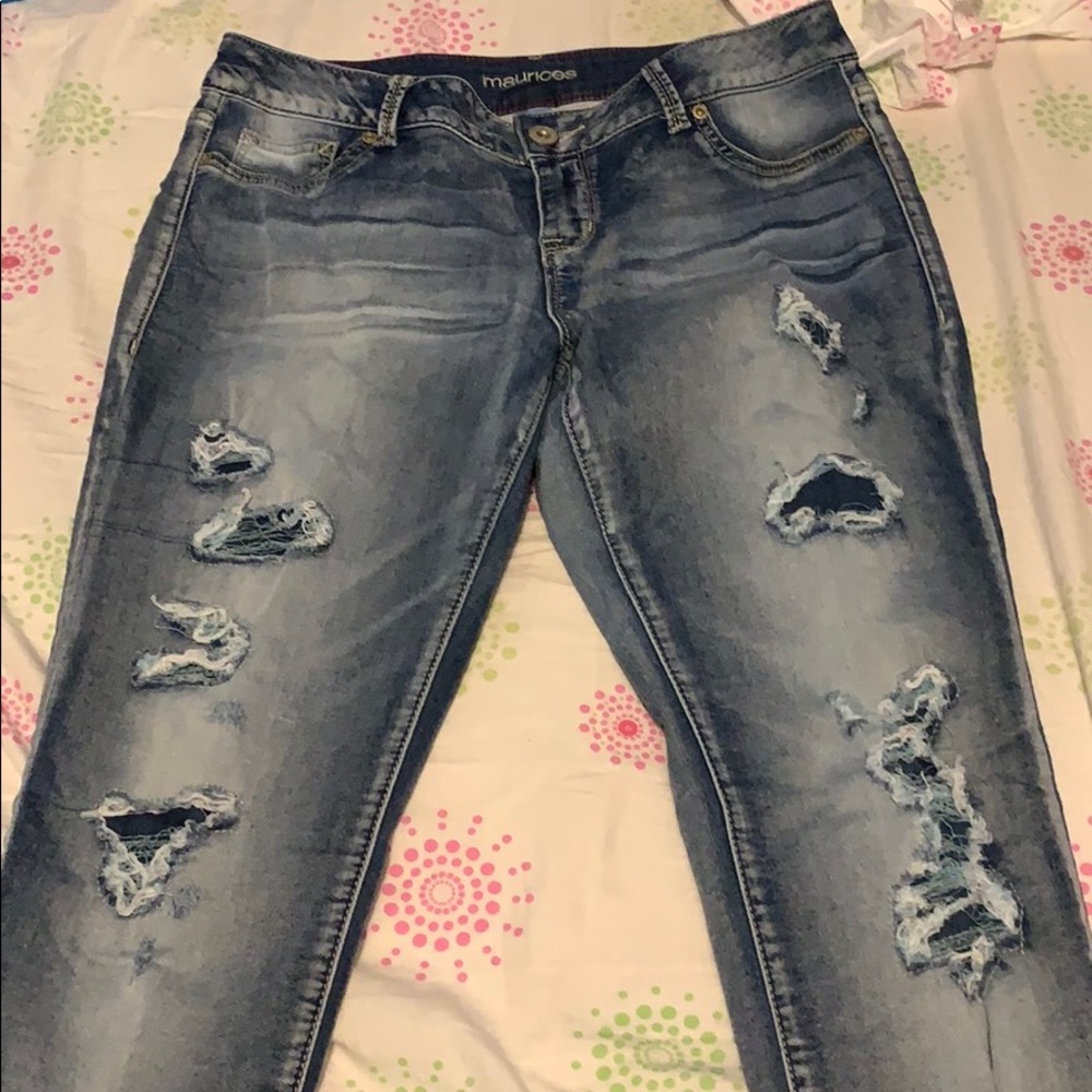 Maurice’s jeans.